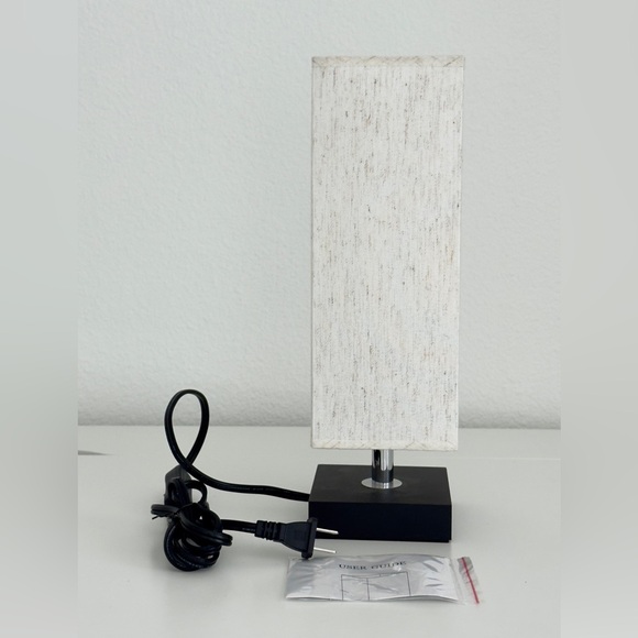 Modern White Table Lamp - Picture 3 of 5